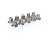 American, Set 10 copribulloni testa piatta in acciaio inox Ø 33 mm Montaggio a
