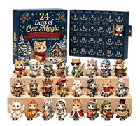 American Shorthair Advent Calendarr - 2D Acrylic Cat Pendants