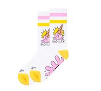American Socks Calze A Mezza Gamba Stampa Loser| Altezza Mid High| Taglia Unica 36-46 EU| Controllo Degli Odori| Rinforzo Su Tallone E Punta| Ispirato Alla Cultura Skateboarding Anni 70, bianco, 36