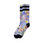 American Socks Calze a mezza gamba, stampa Pogo, altezza Mid High | Ispirati alla cultura dello skateboarding | tecnologia anti-umidità per il massimo comfort, suola doppia rinforzata, taglia S/M,