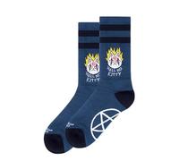 American Socks | Calze Hell No Kitty | Lungo Medio-Alto, Taglia Unica EU 36-46 | Tessuto Morbido e Traspirante, 68% Cotone | Design a Barcellona | Calzini Vegani | Calzini Originali Unisex