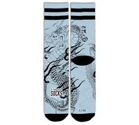 American Socks | Calze Ryujin | Lunghe Medio-Alte, 2 Taglie, Composito 67% Coolmax | Progettate a Barcellona | Assorbono l'Umidità | Unisex, blu, Large-X-Large