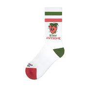 American Socks | Calzini Stay Awesome | Lungo Medio-Alto, Taglia Unica EU 36-46 | Design a Barcellona, Produzione Etica in Portogallo, Vegano, Confortevole e Traspirante, 68% Cotone | Calzini Unisex
