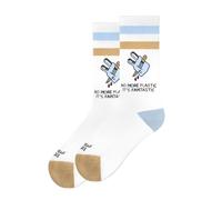 American Socks Calzino 'No more plastic' bianco Uomo American Socks 19-55