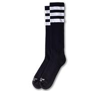 American Socks Knee High - Calze Sportive per Uomo e Donna, Crossfit, Padel, Corsa, Ciclismo, Bici e Skate (Back in Black, Taglia Unica, Regular)
