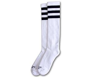 American Socks Knee High - Calze sportive uomo e donna, perfette per Crossfit, Padel, corsa e ciclismo. (Old school, unica, Regular)