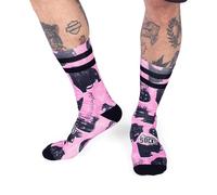 American Socks Calze a mezza gamba altezza Mid High | Stampa Street Riot | Due taglie, vestibilità perfetta | Tecnologia anti-umidità., Street Riot, S-M Alto