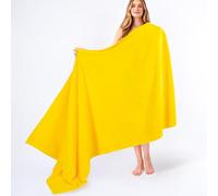 American Soft Linen Telo da bagno oversize 40 x 80 cm extra large per bagno, 600 g/m² 100% cotone, asciugamano turco Jumbo per adulti, giallo