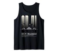 American SR71 Blackbird - Aereo Spia Militare Aviazione Artistica Canotta