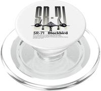 American SR71 Blackbird - Aereo spia militare aviazione artistica PopSockets PopGrip per MagSafe