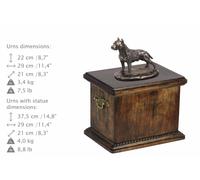 American Staffordshire Terrier, Urna, Bronzo Freddo, ArtDog, DE, Tipo 1