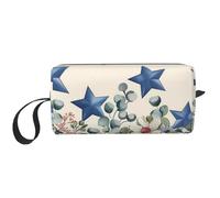American Star, borsa per il trucco resistente all'acqua, da viaggio, organizer per articoli da toeletta per donne e uomini, vintage, con bandiera USA, con cerniera, piccola borsa per attrezzi