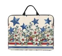 American Star - Custodia per computer portatile da 14 pollici vintage con bandiera degli Stati Uniti, borsa per laptop da donna e uomo, borsa da trasporto per computer aziendale resistente all'acqua