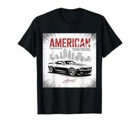 American Street Racing Car Design per Gli Appassionati di Auto Maglietta