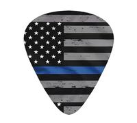 American Thin Blue Line Flag Guitar Plettri 12 Pezzi Per Ukulele Basso Strumenti Accessori