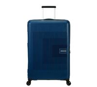 American Tourister Aerostep - Spinner L, Valigia Espandibile, 77 cm, 101.5/109 L, Blu Marino