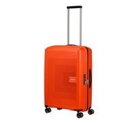 American Tourister Aerostep - Spinner M, Valigia Espandibile, 67 cm, 66.5/72.5 L, Arancione (Bright Orange)