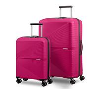 American Tourister Airconic Hardside Expandable Luggage with Spinners, Deep Orchid, 2PC SET (Carry-on/Large)