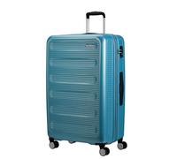 American Tourister Astrobeam - Spinner L, valigia espandibile, 77 cm, 97/110 L, blu (ICY AQUA)