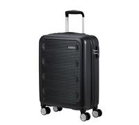 American Tourister Astrobeam - Spinner S, bagagli a mano, 55 cm, 36 L, nero (Storm Black)