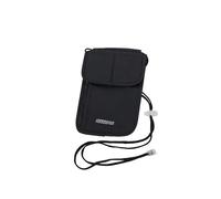 American Tourister - Borsello da Collo RFID per Donne e Uomini, Sicuro & Compatto, Borsello da Viaggio per Contanti, Carte, Biglietti & Passaporto, Nero