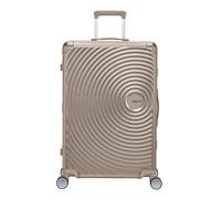 American Tourister Trolley grande realizzato in alluminio. Presenta maniglia superiore e laterale, chiusura a combinazione TSA, 4 ruote pivottanti ammortizzate in modo da ridurre rumori e vibrazioni.