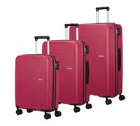 American Tourister carrello Summer Hit 3 PC Set A Viva Magenta rosa