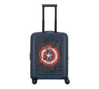 American Tourister Dashpop Disney 4 ruote Carrello della cabina 55 cm con piega di espansione blu