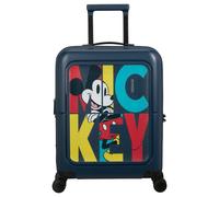 American Tourister Dashpop Disney Trolley da cabina, 55 cm | Mickey Pop Letters, trolley rigido espandibile, 41/47 L, con lucchetto TSA e in materiali riciclati