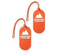 American Tourister Fun Tags Porta indirizzi - Set di 2 pezzi Adventure Is Calling