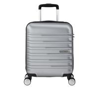 American Tourister Flashline - EasyJet Handgeck, Spinner XS, 35 x 45 x 20 cm, 23 L, 2,20 kg, sotto -alessante aeronautico, argento (Sky Silver)