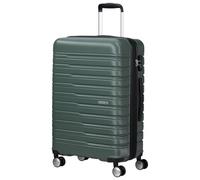 American Tourister Flashline Trolley da cabina, 67 cm | Verde, trolley rigido esp., 69/75 L, 3.5 kg, con lucchetto TSA, cinghie interne incr. e divisorio in rete con tasca a zip