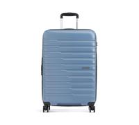 American Tourister Flashline Valigia trolley (4 ruote) blu-grigio, Polypropylen, 46 x 67 x 30cm