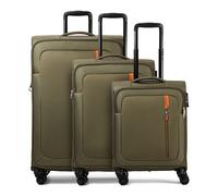 American Tourister Nitestream 4 ruote Set di valigie 3 pezzi con piega di espansione oliva