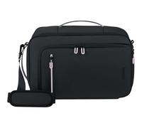 American Tourister Puffypop - Bagaglio a mano sotto il sedile (40 x 25 x 20 cm, 21 l, 0,70 kg) - versatile borsa a 3 vie, zaino aereo con scomparto per laptop da 14 pollici, nero