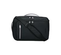 American Tourister Puffypop - Bagaglio a Mano da Sottosedile Donna (40 x 25 x 20 cm, 21 L, 0.70 kg) - Borsa da Cabina Versatile 3-Way, Zaino Aereo con Scomparto Laptop 14" - Nero