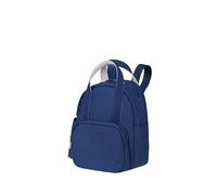 American Tourister Puffypop - Mini zaino (35 cm, 8,5 L) - Scomparto per AirPods & Tablet - 2 portabottiglie - Blu (Navy)