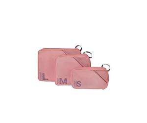 American Tourister Set di Cubi da Viaggio 3 Pezzi - Organizer pr Valigia pr Vacanze, Organizer pr Bagaglio pr Valigia, Bagaglio a Mano e Zaino, Viola/Rosa