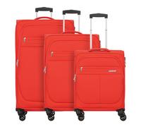 set AMERICAN TOURISTER deep dive set 3 trolley 55 68 80 RED GREY XGRA scelta=P