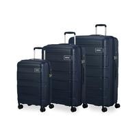American Tourister Skymax - set valigia a 3 parti, blu (mezzanotte blu)