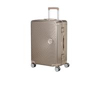 American Tourister Trolley medio realizzato in alluminio. Presenta maniglia superiore e laterale, chiusura a combinazione TSA, 4 ruote pivottanti ammortizzate in modo da ridurre rumori e vibrazioni. D