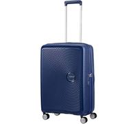 American Tourister Soundbox Spinner 55 Exp Blu - Valigie Trolley Piccolo