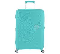 American Tourister Soundbox - Spinner L Vio espanso, 77 cm, 97/97/110 L, Blu (Poolside Blue)
