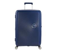 American Tourister Soundbox - Trolley L Espandibile Valigia, 77 cm, 97/110 L, Blu (Midnight Navy)