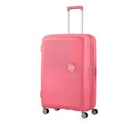 American Tourister Soundbox - Trolley L Espandibile Valigia, 77 cm, 97/110 L, Rosa (Sun Kissed Coral)