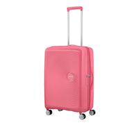 American Tourister Soundbox - Trolley M Espandibile Valigia, 67 cm, 71.5/81 L, Rosa (Sun Kissed Coral)