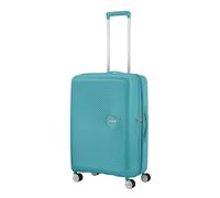 American Tourister Soundbox - Trolley M Espandibile Valigia, 67 cm, 71.5/81 L, Turchese (Turquoise Tonic)