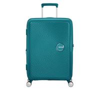 American Tourister Soundbox - Trolley M Espandibile Valigia, 67 cm, 71.5/81 L, Verde (Jade Green)