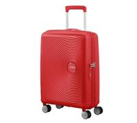 American Tourister Soundbox - Trolley S Espandibile Bagaglio a Mano, 55 cm, 35.5/41 L, Rosso (Coral Red)