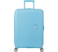 American Tourister carrello Soundbox Spinner 67/24 TSA EXP Trolley Blueberry Fizz celeste
